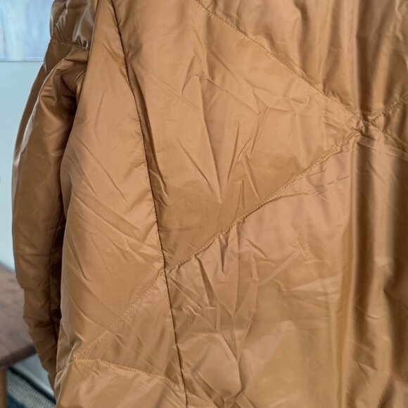 Garnet Hill - Packable Puffer Coat in Tan Brown - Picture 7 of 14